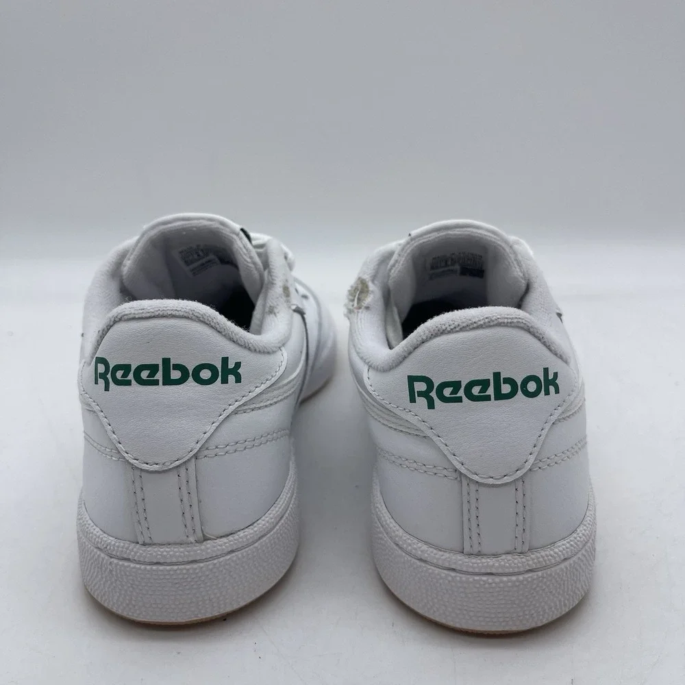 Reebok Club C 85 100069818 Women's Size 6.5 Shoes White Green Lifestyle Sneakers